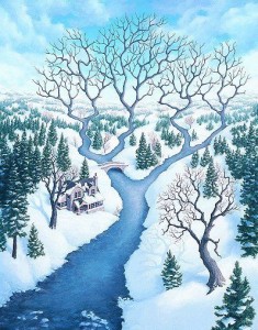 Fluss-Äste oder Baum-Äste? Flussäste oder Baumäste?
