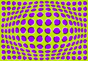 Illusion einer Bewegung