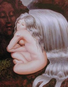Junge Frau - alte Frau