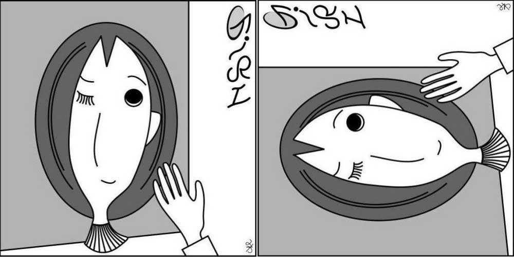 Fisch oder Mädchen