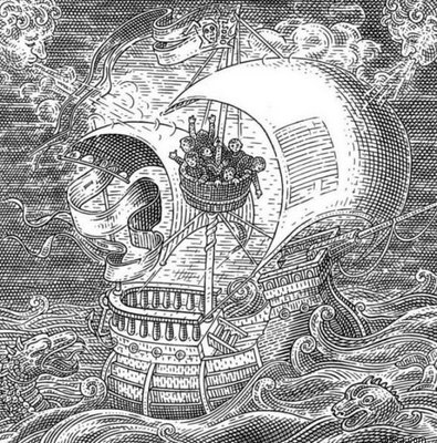 Totenkopf oder Schiff?