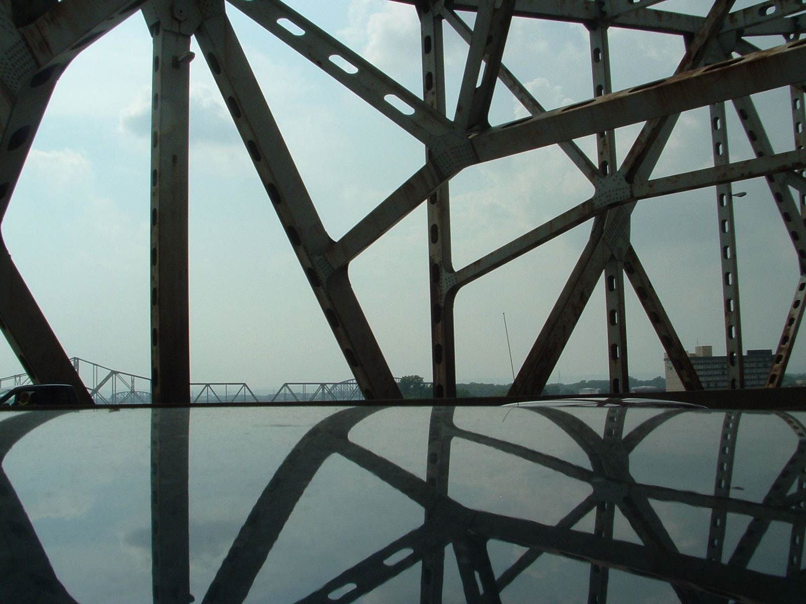 Ohio River Bridge Reflection