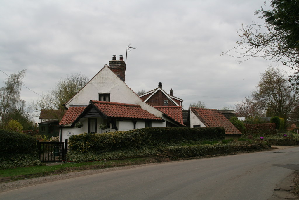 Optical illusion house in Belchford