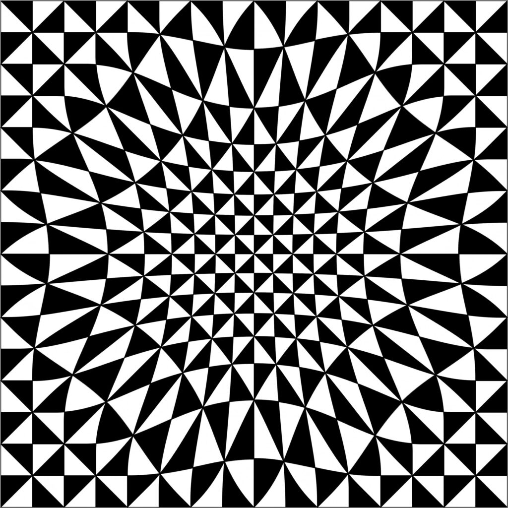 Geometrisches Hypno-Muster